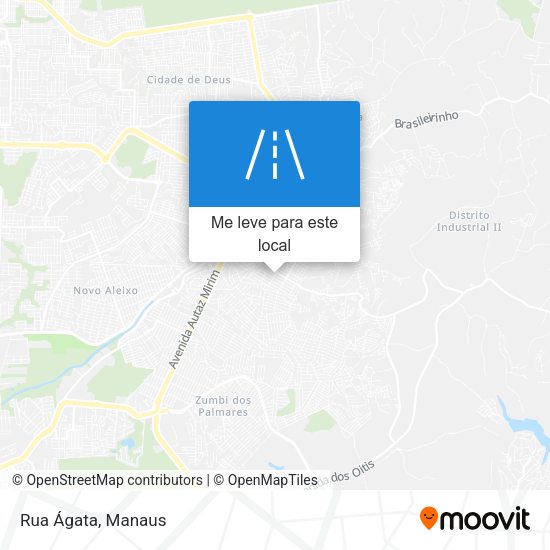 Rua Ágata mapa