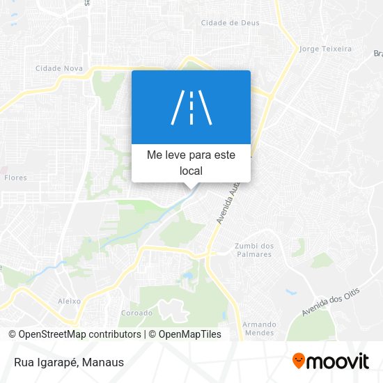 Rua Igarapé mapa