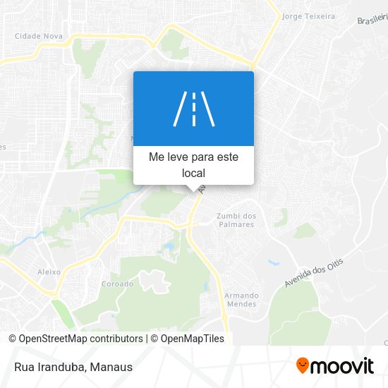 Rua Iranduba mapa