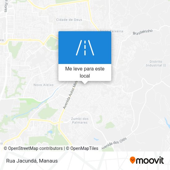 Rua Jacundá mapa