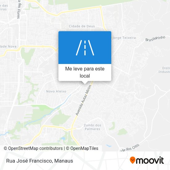 Rua José Francisco mapa