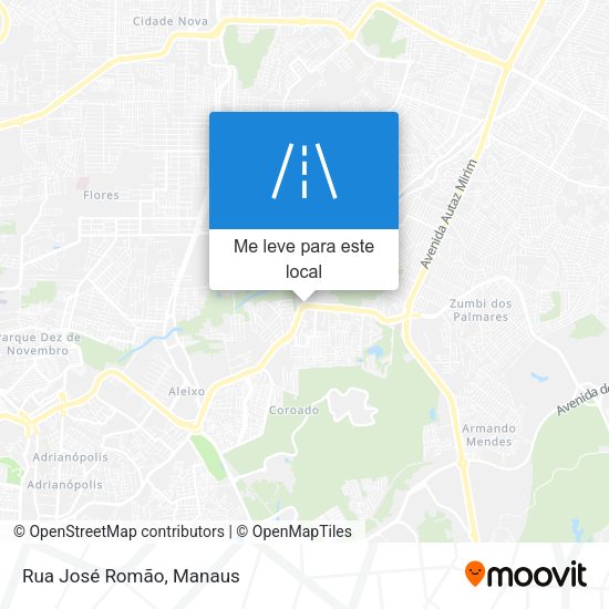Rua José Romão mapa