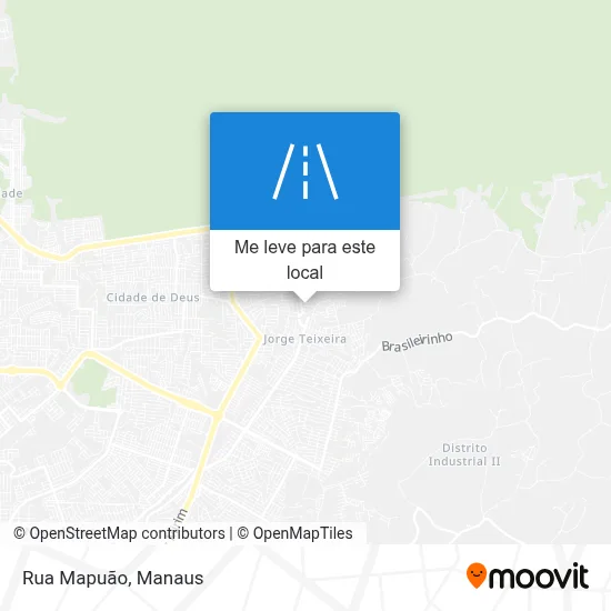 Rua Mapuão mapa