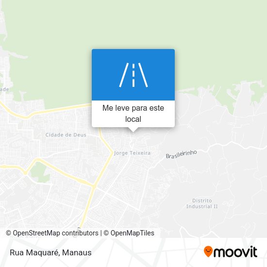 Rua Maquaré mapa