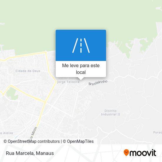 Rua Marcela mapa