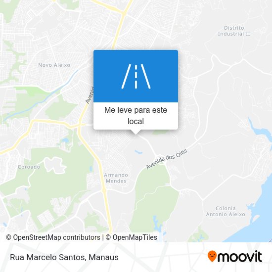 Rua Marcelo Santos mapa