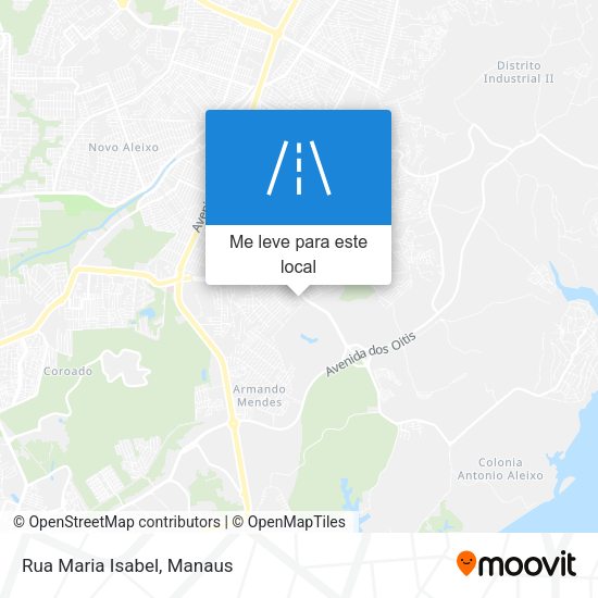 Rua Maria Isabel mapa