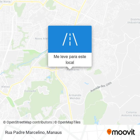 Rua Padre Marcelino mapa