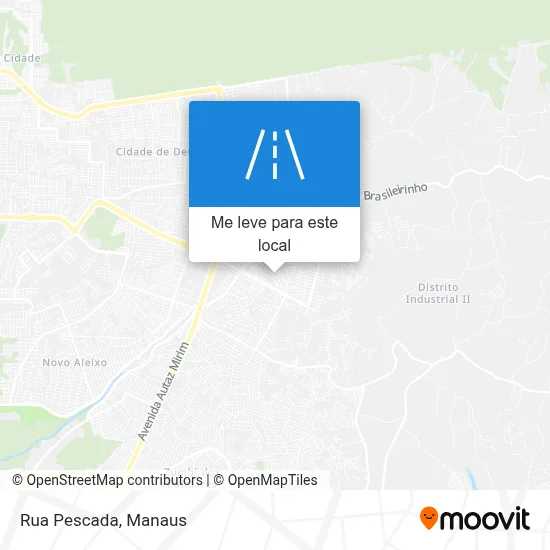 Rua Pescada mapa