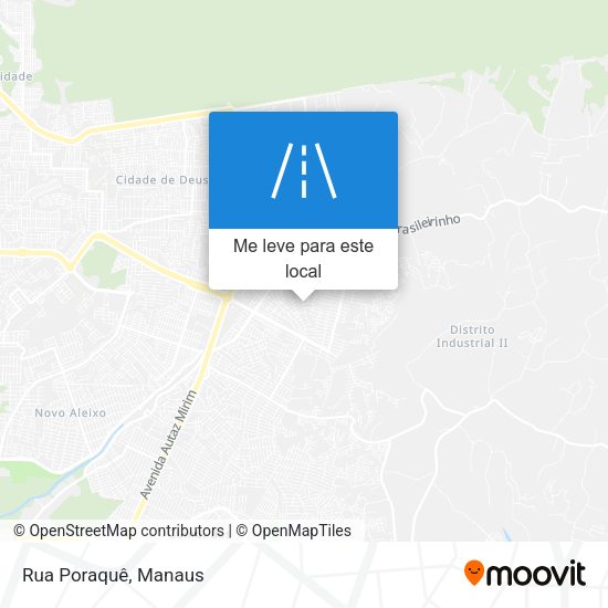 Rua Poraquê mapa