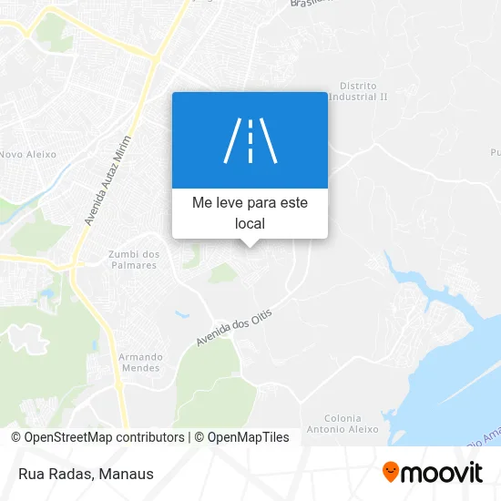 Rua Radas mapa