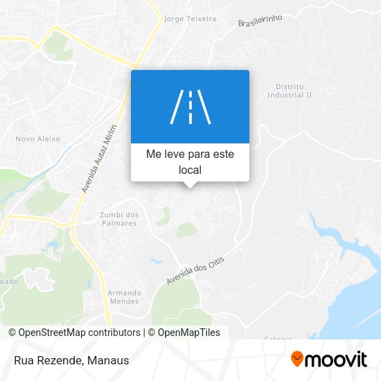 Rua Rezende mapa