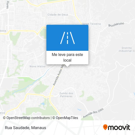 Rua Saudade mapa