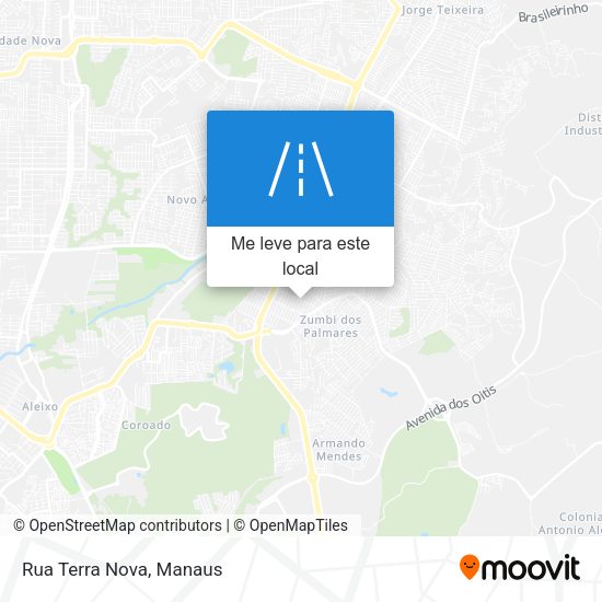 Rua Terra Nova mapa
