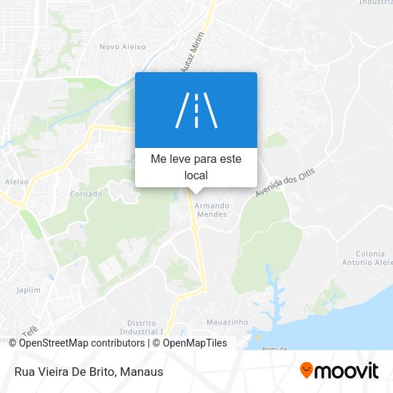 Rua Vieira De Brito mapa