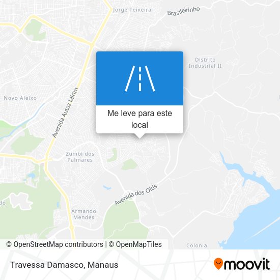 Travessa Damasco mapa