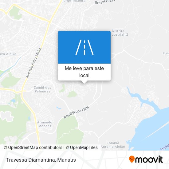 Travessa Diamantina mapa