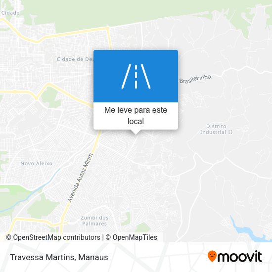 Travessa Martins mapa