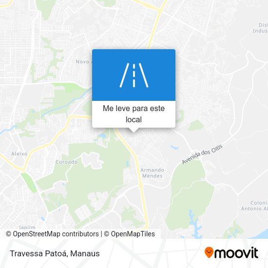 Travessa Patoá mapa