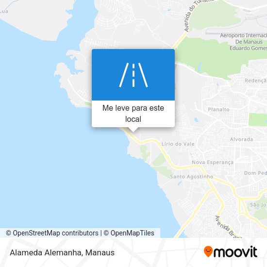 Alameda Alemanha mapa