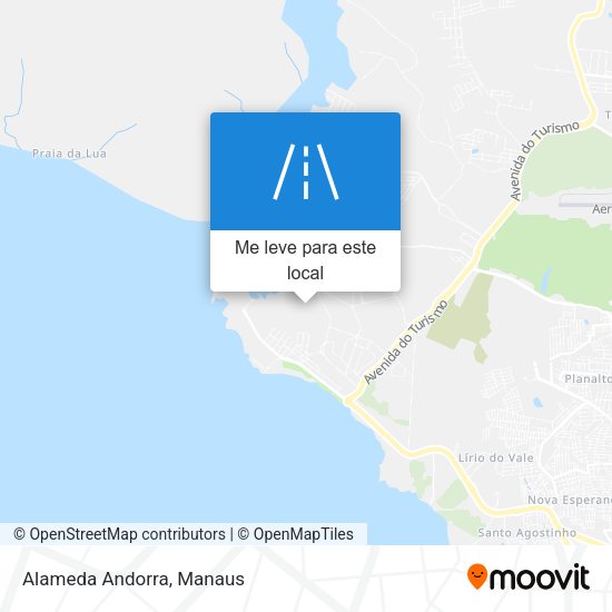 Alameda Andorra mapa