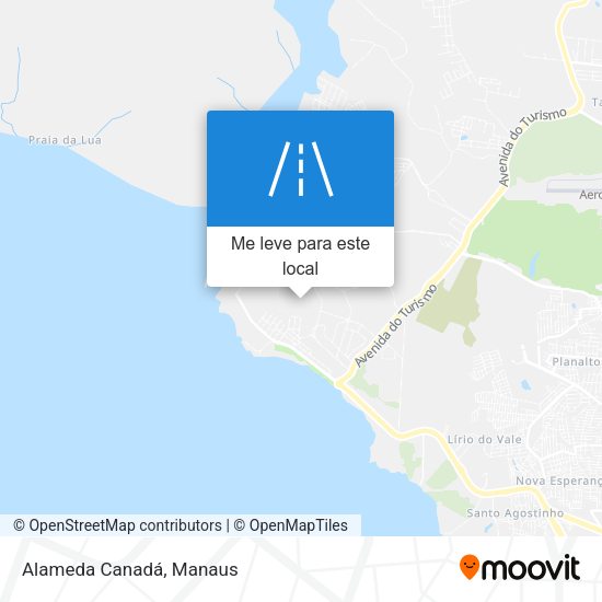 Alameda Canadá mapa