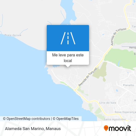 Alameda San Marino mapa