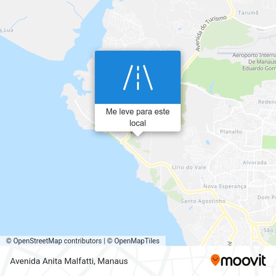 Avenida Anita Malfatti mapa