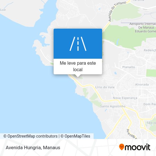 Avenida Hungria mapa