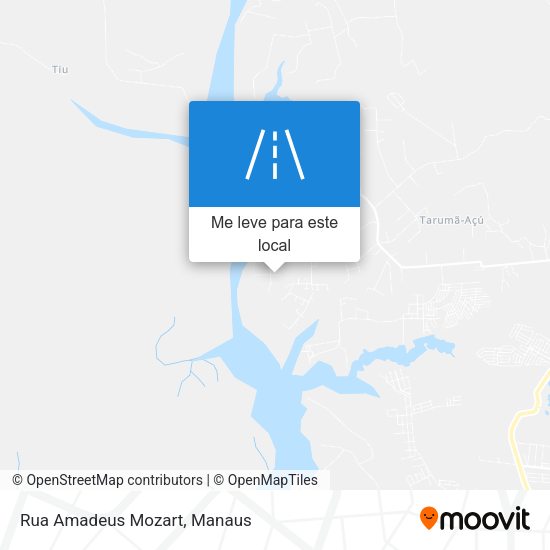 Rua Amadeus Mozart mapa