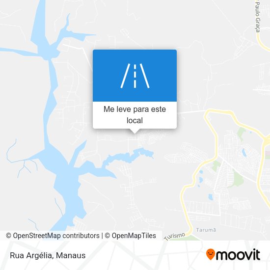 Rua Argélia mapa