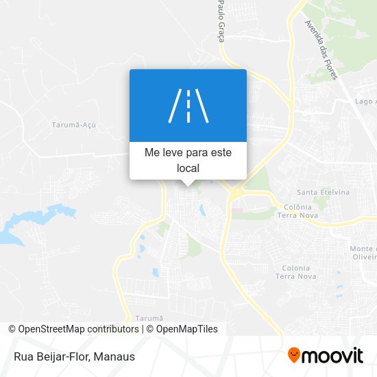 Rua Beijar-Flor mapa