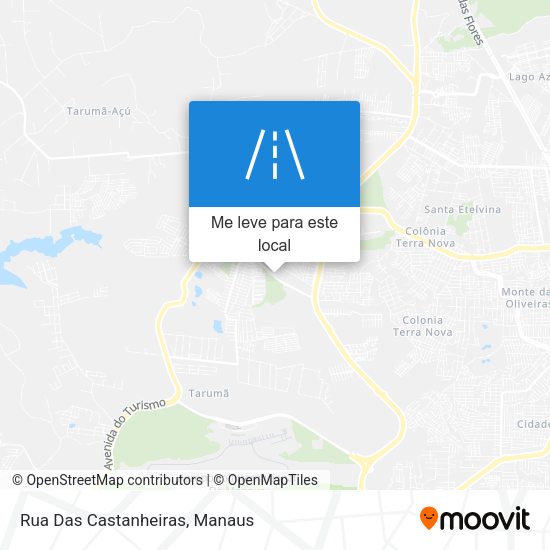 Rua Das Castanheiras mapa