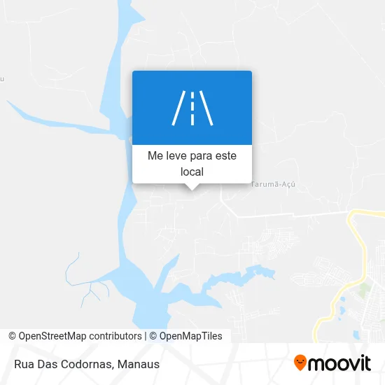 Rua Das Codornas mapa