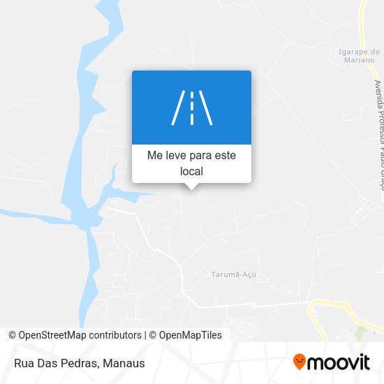 Rua Das Pedras mapa