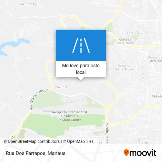 Rua Dos Farrapos mapa