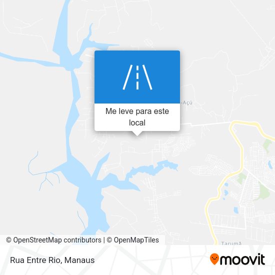 Rua Entre Rio mapa