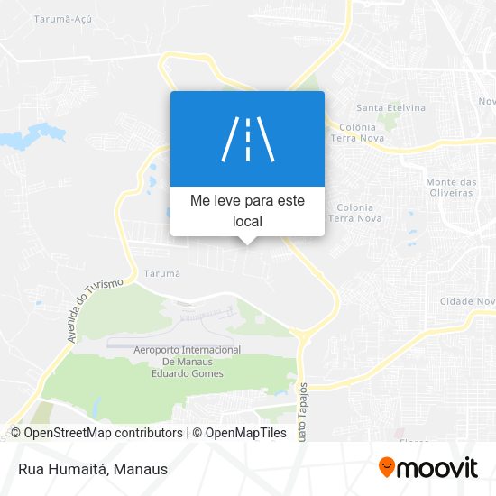 Rua Humaitá mapa