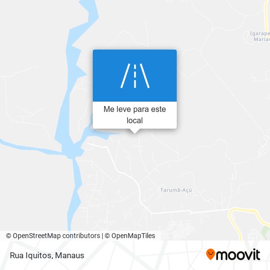 Rua Iquitos mapa