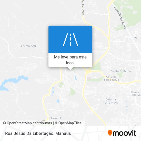 Rua Jesus Da Libertação mapa