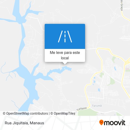 Rua Jiquitaia mapa