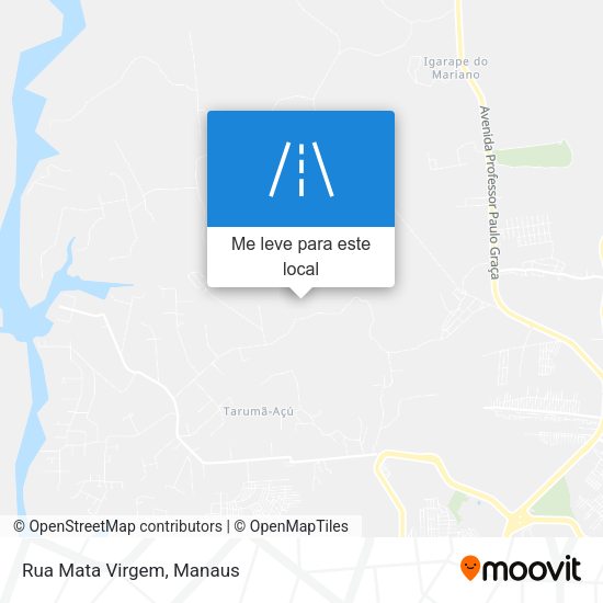 Rua Mata Virgem mapa