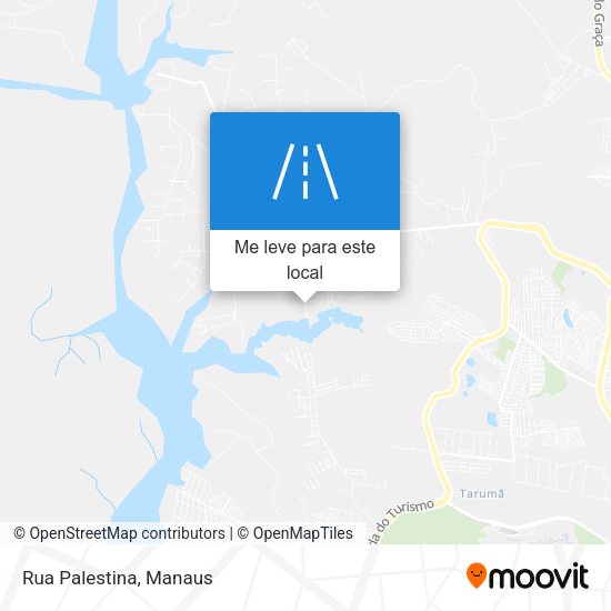 Rua Palestina mapa