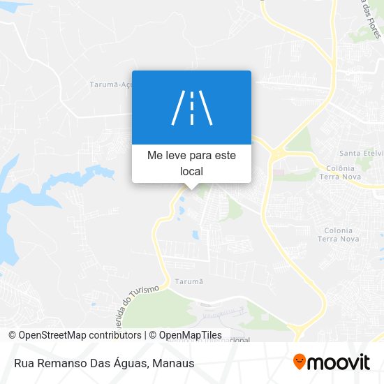 Rua Remanso Das Águas mapa