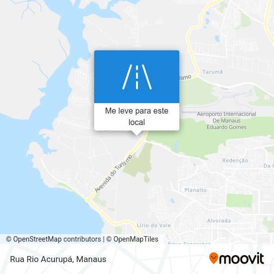 Rua Rio Acurupá mapa