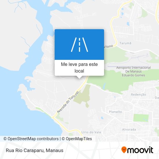 Rua Rio Caraparu mapa