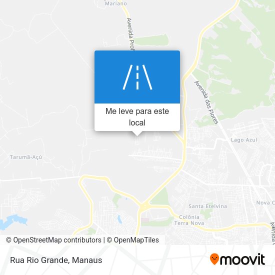 Rua Rio Grande mapa