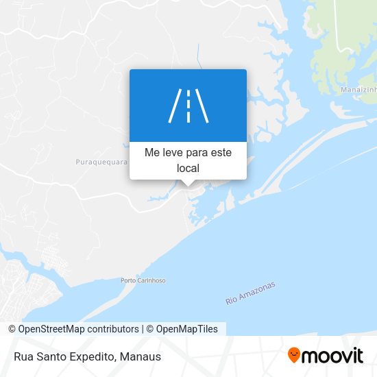 Rua Santo Expedito mapa