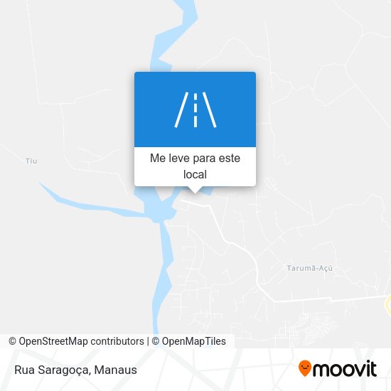 Rua Saragoça mapa
