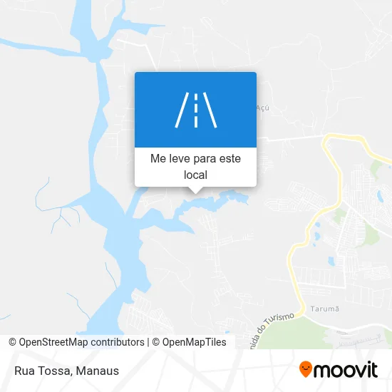 Rua Tossa mapa